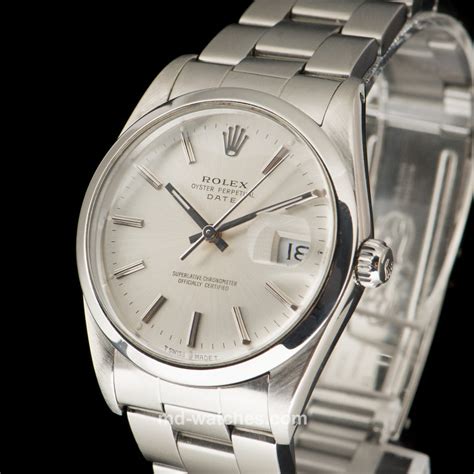 rolex date stainless steel 15000 1987|rolex oyster perpetual date 1500.